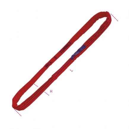 BETA 081780010 - ROBUR - Élingue ronde, 5t, rouge, en polyester haute ténacité (PES)