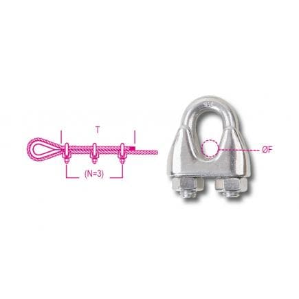 BETA 082169402 - ROBUR - Serre-câble AISI 316 (sous blister)