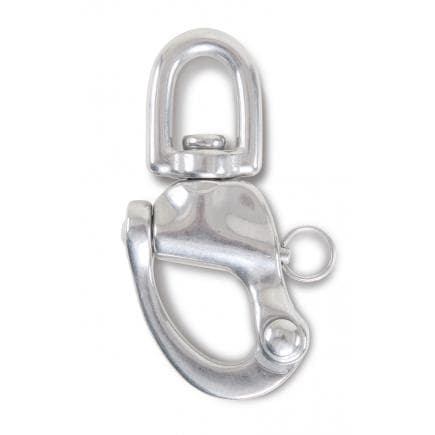 BETA 082730012 - ROBUR - Mousqueton à décrochage rapide avec œillet pivotant acier inox AISI 316