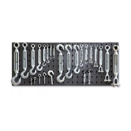 BETA 086000013 - ROBUR - Composition de 230 accessoires pour câbles, avec crochets sans panneau