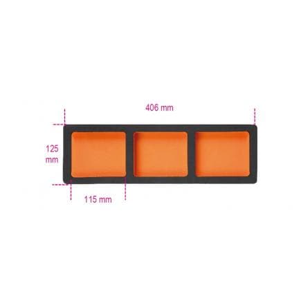 BETA 088870356 - Plateau thermoformé souple pour C38 avec 3 bacs de rangement