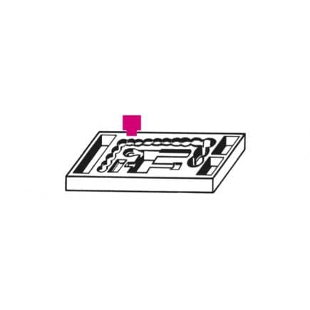 BETA 088880411 - Thermoforme rigide vide pour douilles 1/2" et accessoires