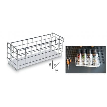 BETA 088880470 - Panier mural porte-flacons en acier