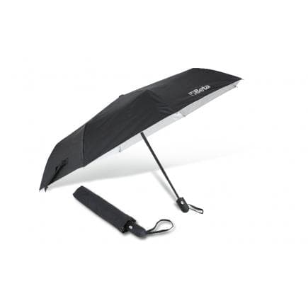 BETA 095210000 - Parapluie en nylon T210 avec tige en aluminium 3 sections, noir, automatique