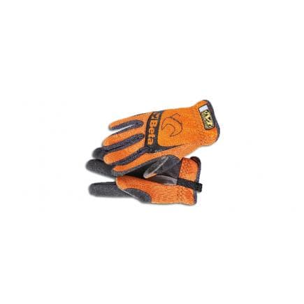 BETA 095740202 - Gants de travail, avec poignet élastiqué, pouce et index renforcés, en cuir synthétique permettant l'utilisation de dispositifs à...