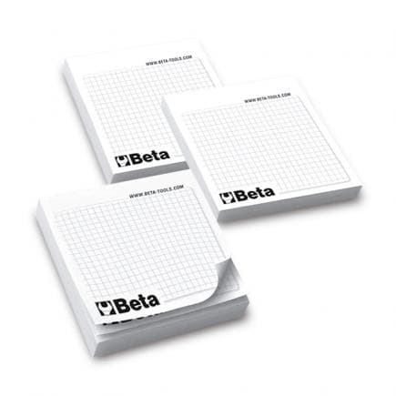 BETA 095880055 - Jeu de 10 blocs-notes à feuilles repositionnables