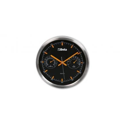 BETA 095940051 - Horloge murale avec thermomètre et hygromètre, diamètre 26 cm