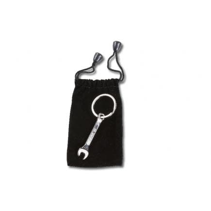 BETA 095950021 - Porte-clés en métal chromé, dans étui de velours