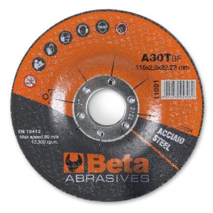 BETA 110010118 - Disques à tronçonner à moyeu déporté pour l'acier (lot muliple)