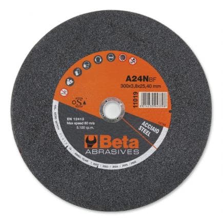 BETA 110190030 - Disques Stationnaire à tronçonner plat pour l'acier (lot muliple)
