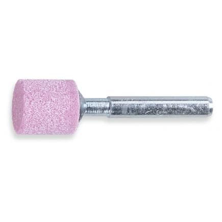 BETA 111010038 - Meule forme cylindrique sur tige au corindon rose avec liant céramique (lot muliple)