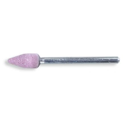 BETA 111200006 - Meule forme spéciale cylindrique pyramidale sur tige au corindon rose avec liant céramique (lot muliple)