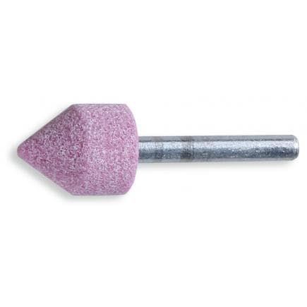 BETA 111210012 - Meule forme spéciale cylindrique pyramidale sur tige au corindon rose avec liant céramique (lot muliple)