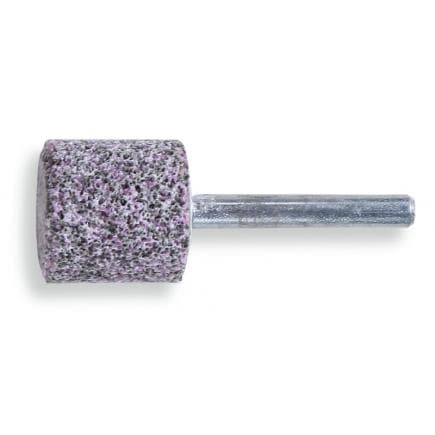 BETA 111400050 - Meule forme cylindrique sur tige au corindon gris/rose (lot muliple)