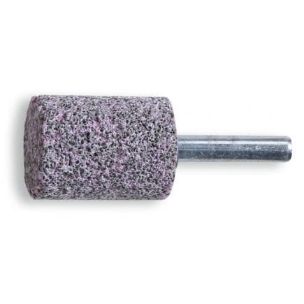 BETA 111410030 - Meule forme cylindrique sur tige au corindon gris/rose (lot muliple)