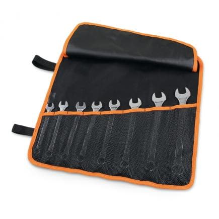 BETA 000420478 - Jeu de 8 clés mixte fines dans un trousseau enroulable en polyester durable