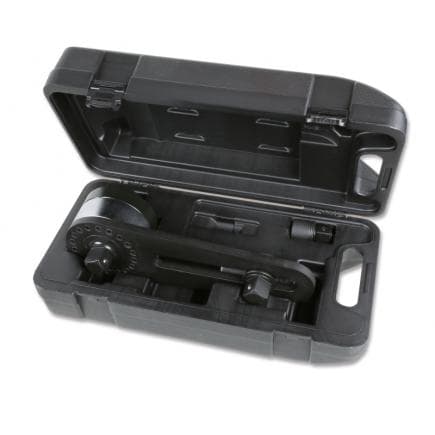 BETA 005600038 - Multiplicateur de couple pour serrages à droite et gauche en coffret plastique avec rapport 3,8:1 avec système à cliquet anti-retour