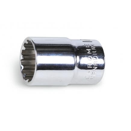 BETA 009201721 - Douille multi-empreinte 1/2" chromée (lot muliple)
