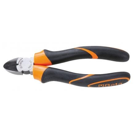 BETA 010820264 - Pince coupante diagonale avec branches gainées confort bi-matières et finition industrielle (lot muliple)
