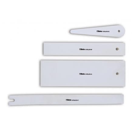 BETA 014790604 - Kit de 4 spatules pour le démontage du tableaux de bord et des pièces délicates