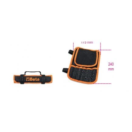 BETA 020020000 - Portefeuille d’outils enroulable vide en polyester durable