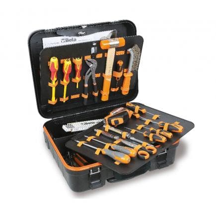 BETA 020321314 - Chariot avec assortiment de 70 outils électrotechniques