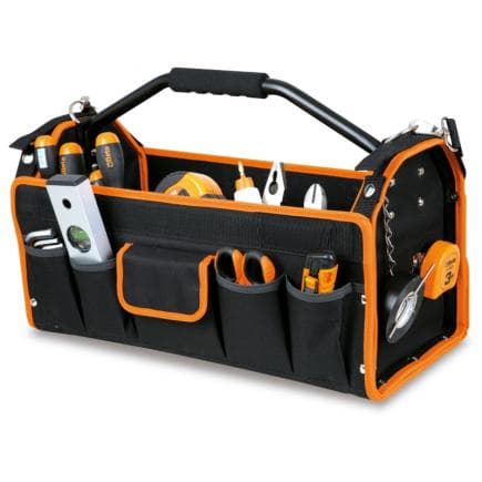 BETA 021101031 - Boîte à outils en tissu technique avec assortiment de 45 outils pour une utilisation universelle