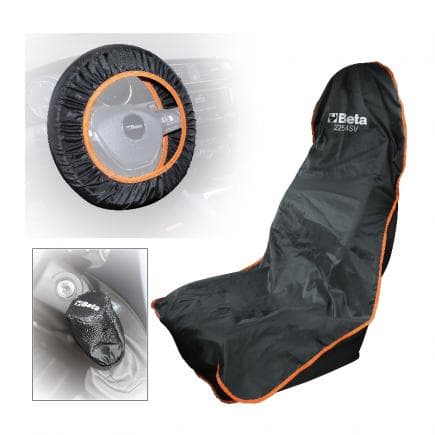 BETA 022540101 - Housse de protection réutilisable pour sièges, volant et pommeau du levier de vitesse