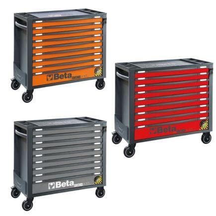 BETA 024004297 - Servante mobile extra large avec 9 tiroirs avec système anti-basculement