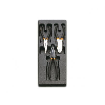 BETA 024240138 - Plateau thermoformé rigide avec pinces et pince coupante (3 pcs.)