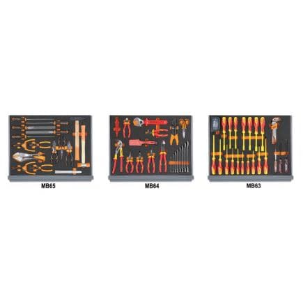 BETA 059351332 - Composition de 96 outils pour la microtechnique en plateaux mousse compacte
