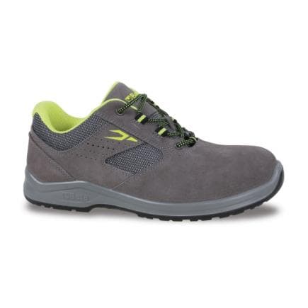 BETA 072220145 - Chaussure basse en daim perforée grise , avec empiècements en mesh hautement respirant, S1P SRC