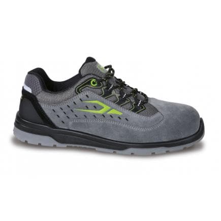 BETA 073170148 - Chaussure basse aérée en croûte de velours avec renfort en microfibre dans la zone du talon, S1P SRC