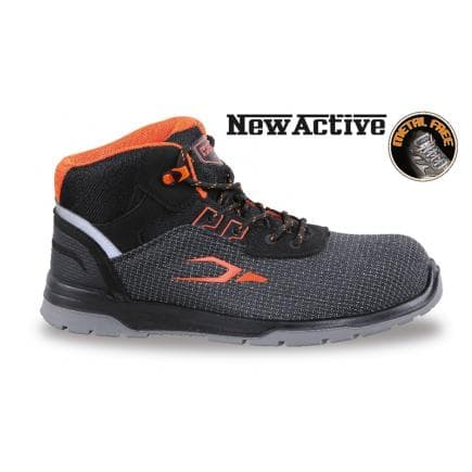 BETA 073230448 - Chaussure Montante en tissu, très résistante à l'abrasion, avec système délassage rapide et support de stabilité du talon, S3 RS SRC