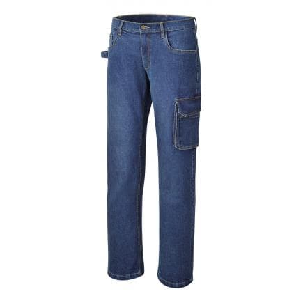 BETA 075280054 - Pantalon jeans de travail élastifié, bleu
