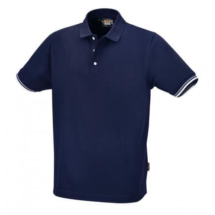 BETA 075470205 - Polo 3 boutons 100 % coton, bleu (lot muliple)