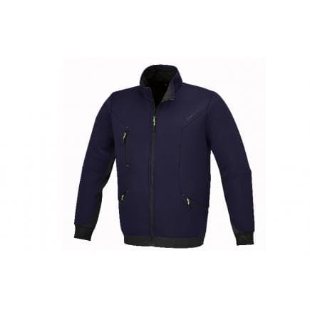 BETA 076340200 - Sweat-shirt technique avec fermeture éclair longue, bleu/noir
