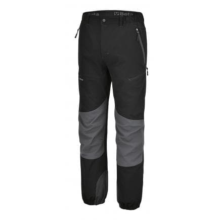 BETA 078170105 - Pantalon multipoches "work trekking" HEAVY, noir