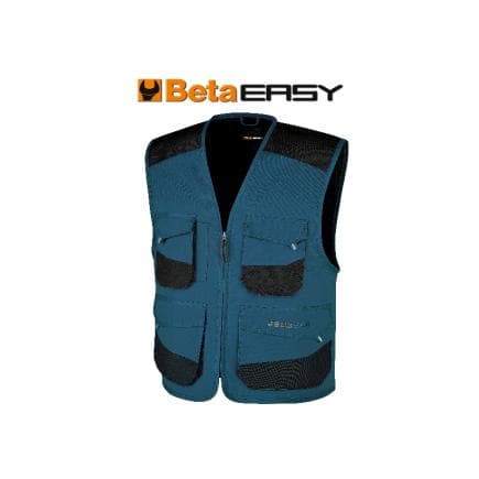 BETA 079070602 - Gilet de travail, bleu pétrole