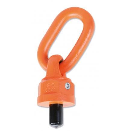 BETA 080490108 - ROBUR - Anneau de levage mâle orientable double articulation, pivotant sous charge avec anneau soudé, acier allié haute résistance