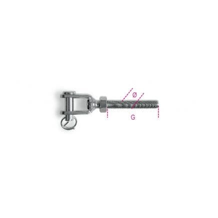 BETA 082100305 - ROBUR - Mâchoires tournantes, acier inoxydable AISI 316 (lot muliple)