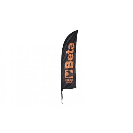 BETA 095610201 - Drapeau en voile 2x0,50 m avec tige