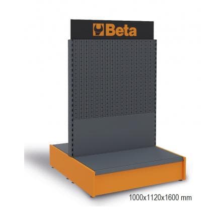 BETA 064000051 - Présentoir « gondole » pour vêtements et chaussures, vide