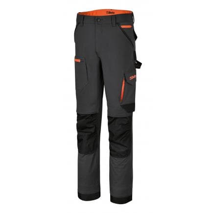 BETA 076500003 - Pantalon de travail multipoches élastique, gris anthracite