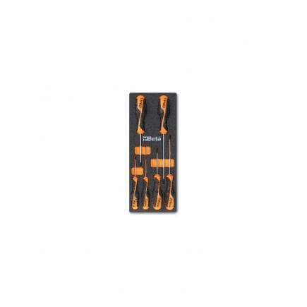 BETA 024510202 - Plateau thermoformé souple avec tournevis Beta Grip pour vis Phillips® (vide)