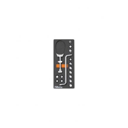 BETA 024510264 - Plateau souple en EVA avec outils pour la vidange d'huile et le remplacement du filtre (vide)