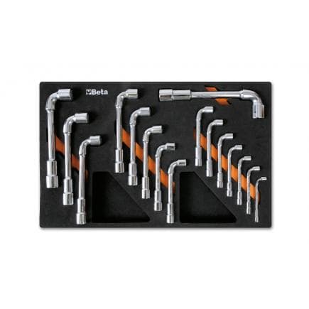BETA 024510075 - Plateau thermoformé souple avec clés à douille lourdes (vide)