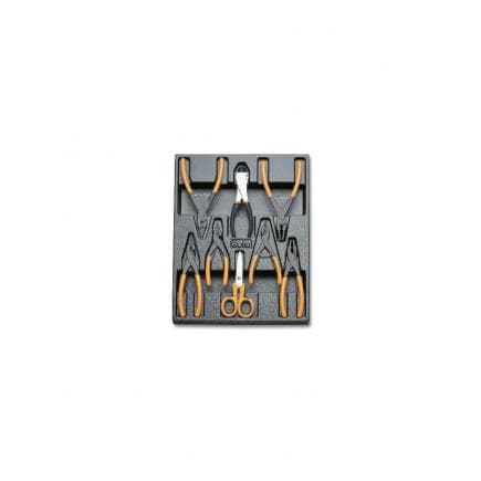 BETA 024000405 - Plateau thermoformé rigide avec pinces, pinces coupantes et ciseaux (vide)
