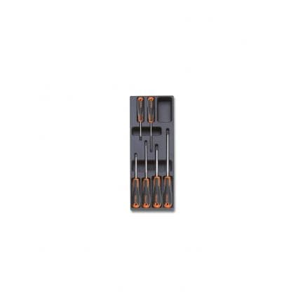 BETA 024000440 - Plateau thermoformé rigide avec tournevis Beta Evox pour vis Phillips® (vide)