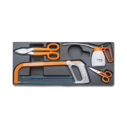 BETA 024000487 - Plateau thermoformé rigide avec outils de coupe (vide)